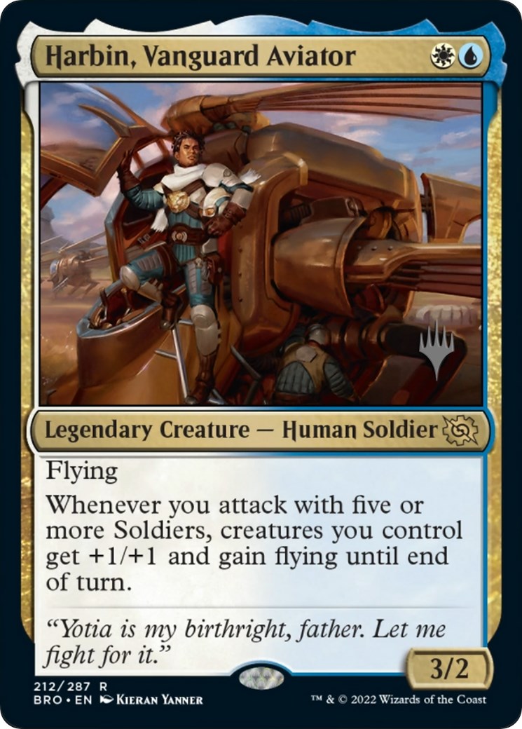 Harbin, Vanguard Aviator (Promo Pack) [The Brothers' War Promos] | Gate City Games LLC