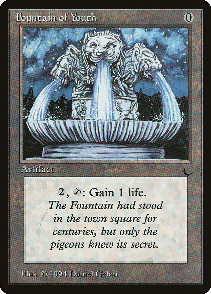 Fountain of Youth (Misprinted) [The Dark] | Gate City Games LLC