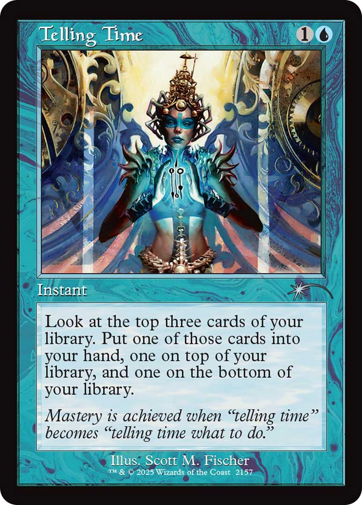 Telling Time (Retro Frame) [Secret Lair Drop Series] | Gate City Games LLC