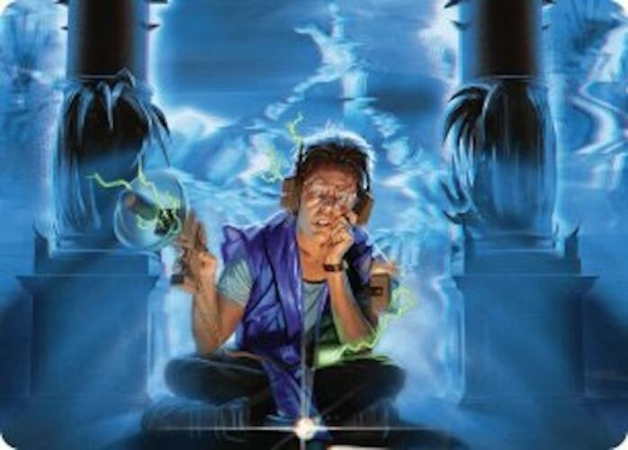 Oblivious Bookworm Art Card [Duskmourn: House of Horror Art Series] | Gate City Games LLC