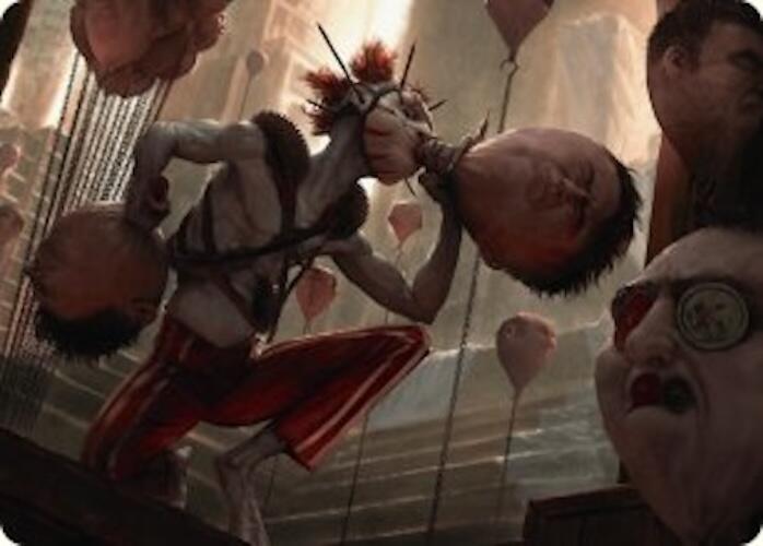 The Jolly Balloon Man Art Card [Duskmourn: House of Horror Art Series] | Gate City Games LLC