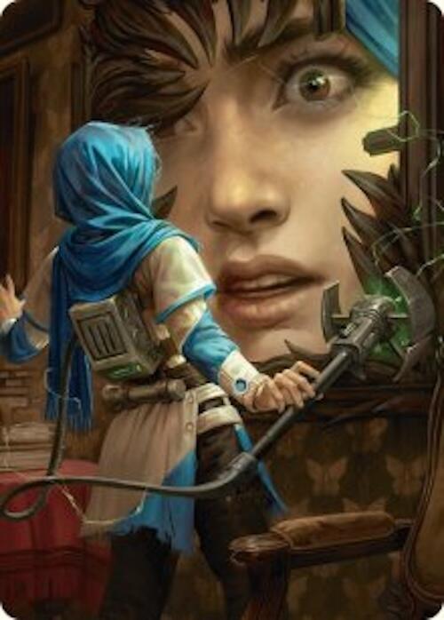 Reality Is Mine to Control Art Card [Duskmourn: House of Horror Art Series] | Gate City Games LLC
