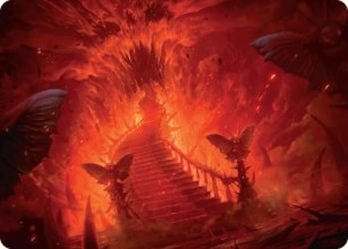 Mountain Art Card [Duskmourn: House of Horror Art Series] | Gate City Games LLC