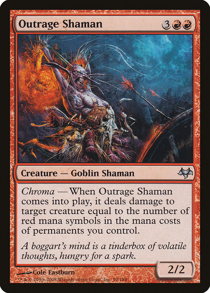Outrage Shaman [Eventide] | Gate City Games LLC