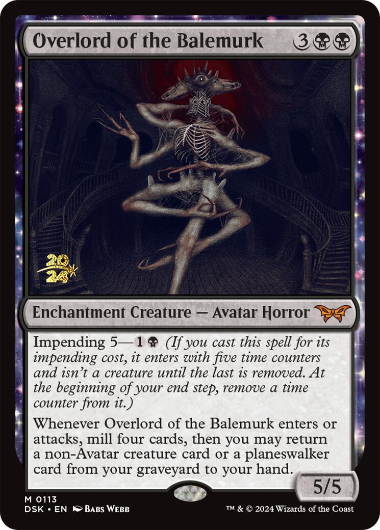 Overlord of the Balemurk [Duskmourn: House of Horror Prerelease Promos] | Gate City Games LLC