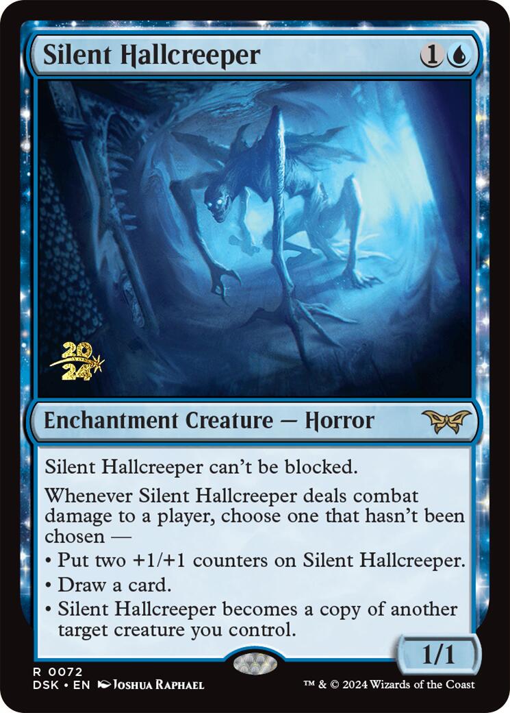 Silent Hallcreeper [Duskmourn: House of Horror Prerelease Promos] | Gate City Games LLC