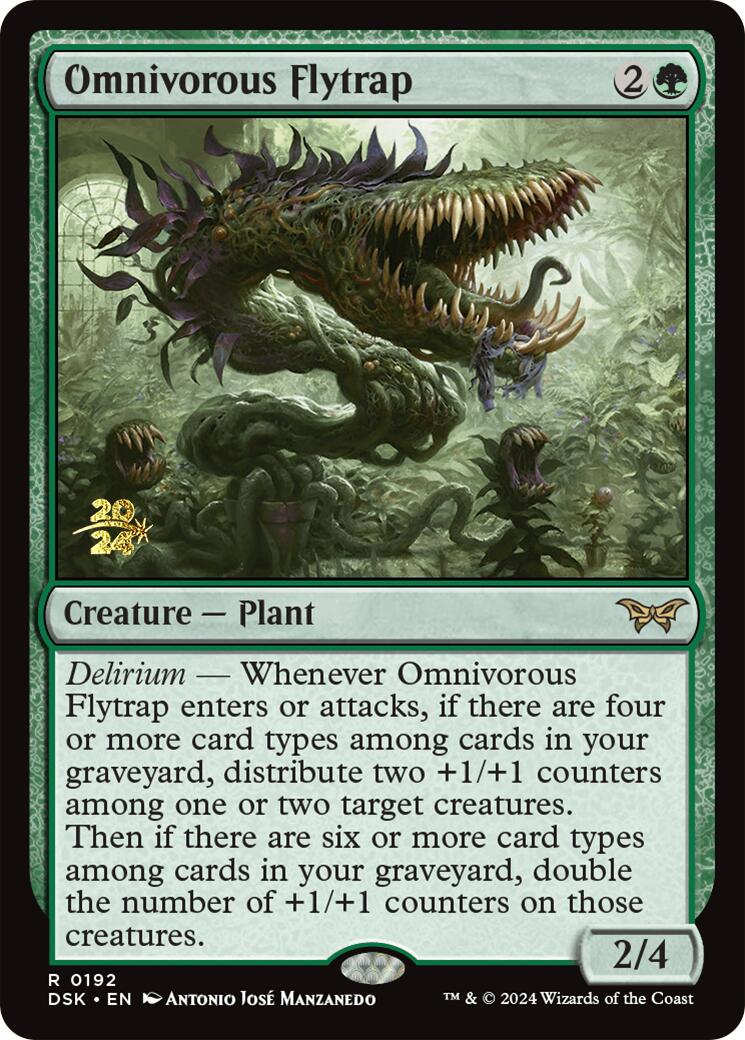 Omnivorous Flytrap [Duskmourn: House of Horror Prerelease Promos] | Gate City Games LLC