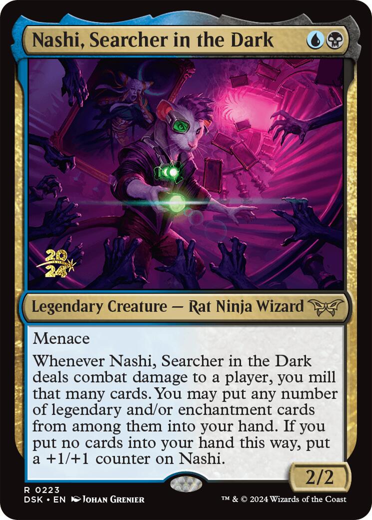 Nashi, Searcher in the Dark [Duskmourn: House of Horror Prerelease Promos] | Gate City Games LLC