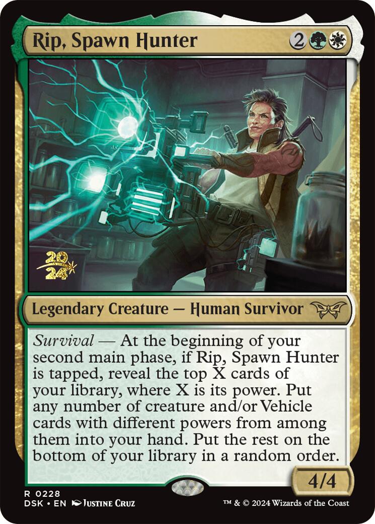 Rip, Spawn Hunter [Duskmourn: House of Horror Prerelease Promos] | Gate City Games LLC