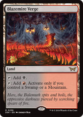 Blazemire Verge [Duskmourn: House of Horror Prerelease Promos] | Gate City Games LLC