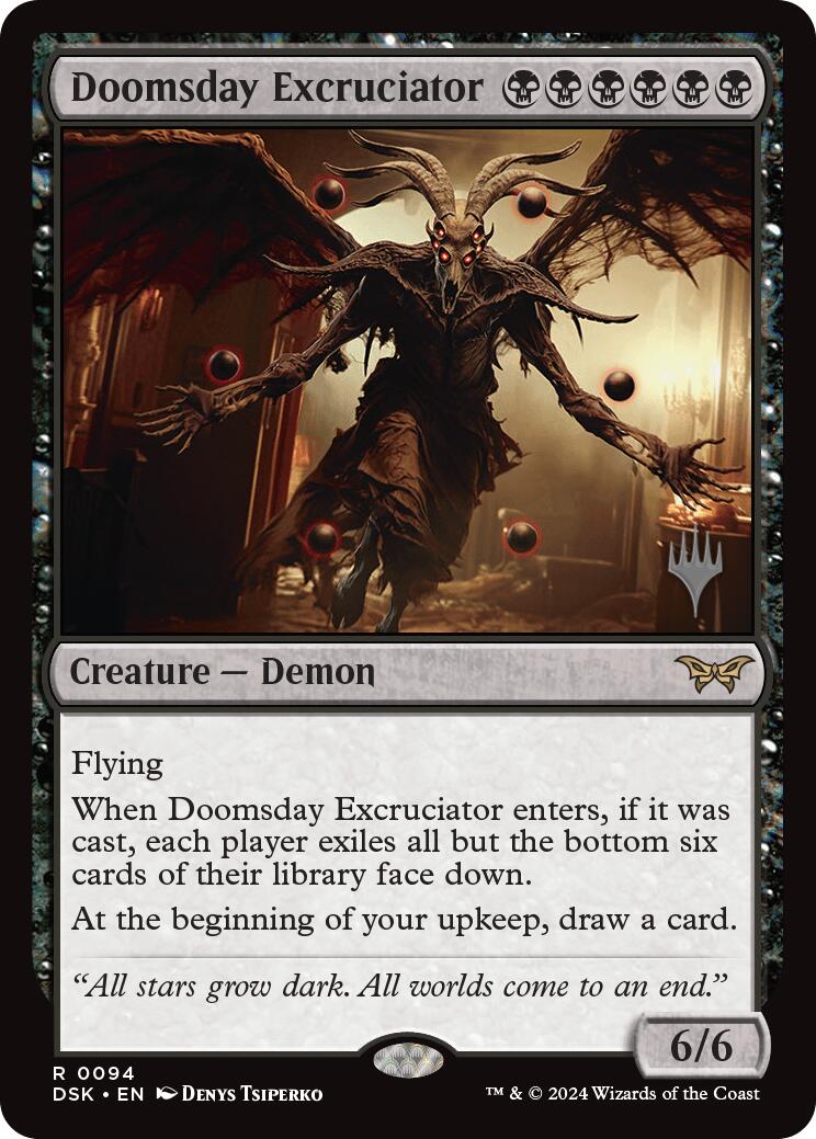 Doomsday Excruciator [Duskmourn: House of Horror Promos] | Gate City Games LLC