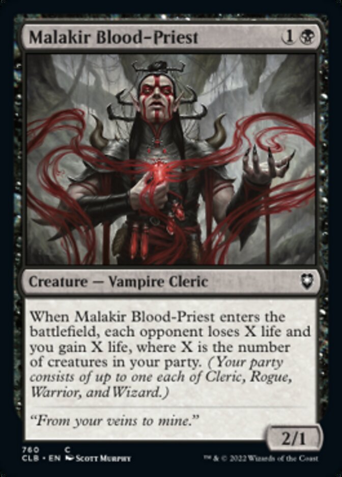 Malakir Blood-Priest [Commander Legends: Battle for Baldur's Gate] | Gate City Games LLC