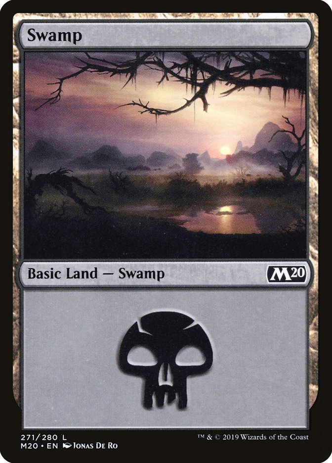 Swamp (271) [Core Set 2020] | Gate City Games LLC
