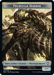 Servo // Phyrexian Horror Double-Sided Token [The Brothers' War Commander Tokens] | Gate City Games LLC