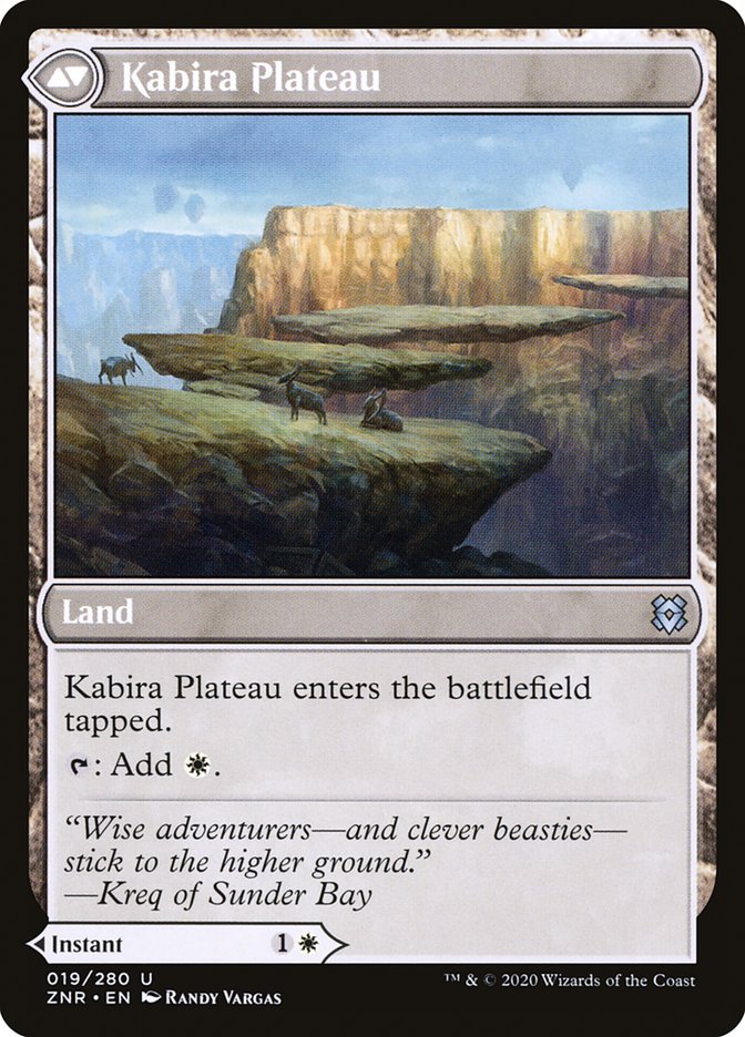 Kabira Takedown // Kabira Plateau [Zendikar Rising] | Gate City Games LLC