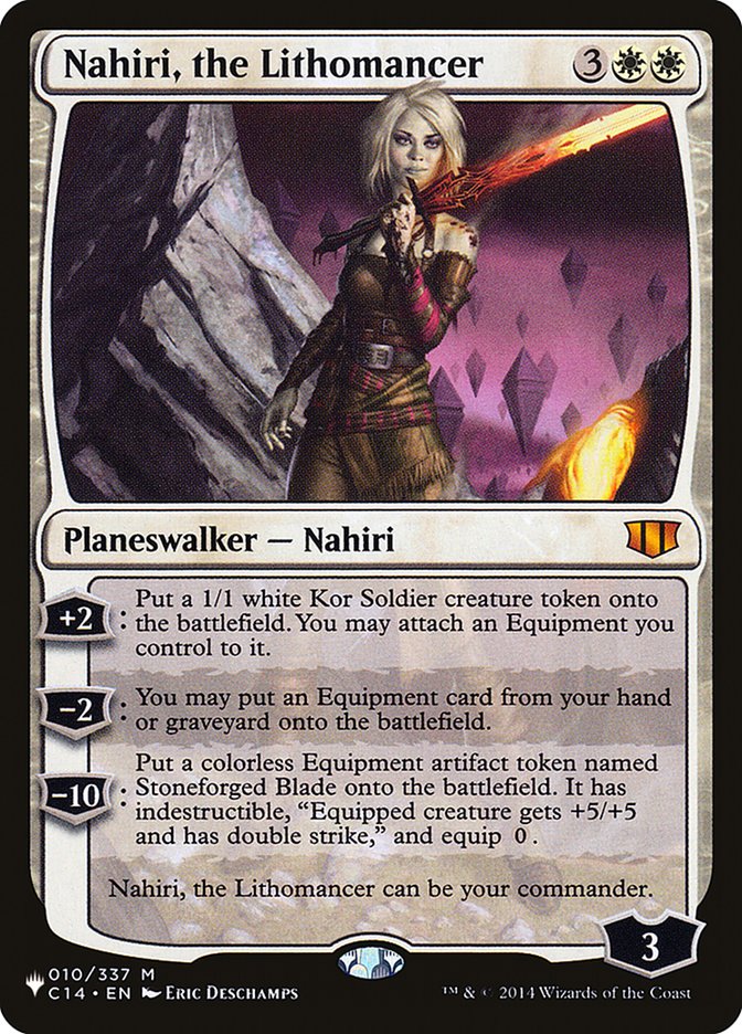 Nahiri, the Lithomancer [The List] | Gate City Games LLC