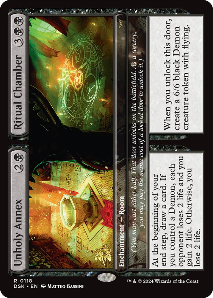 Unholy Annex // Ritual Chamber [Duskmourn: House of Horror Prerelease Promos] | Gate City Games LLC