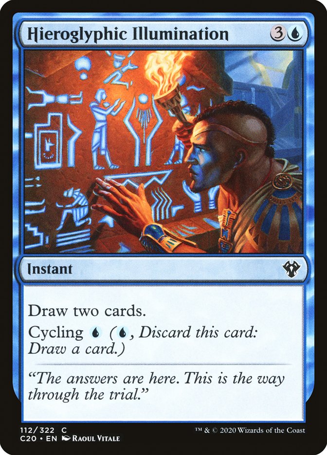 Hieroglyphic Illumination [Commander 2020] | Gate City Games LLC