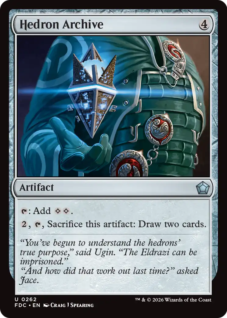 Hedron Archive [Foundations Commander] | Gate City Games LLC