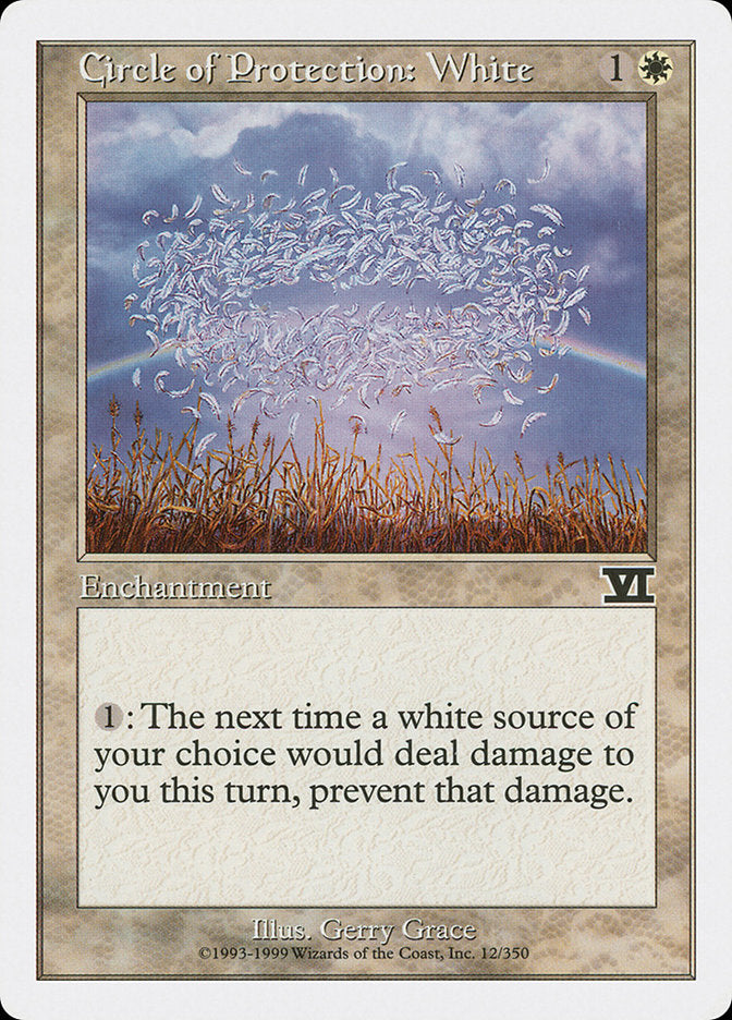 Circle of Protection: White [Classic Sixth Edition] | Gate City Games LLC