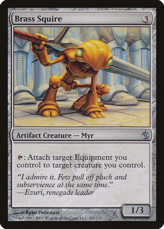 Brass Squire [Mirrodin Besieged] | Gate City Games LLC