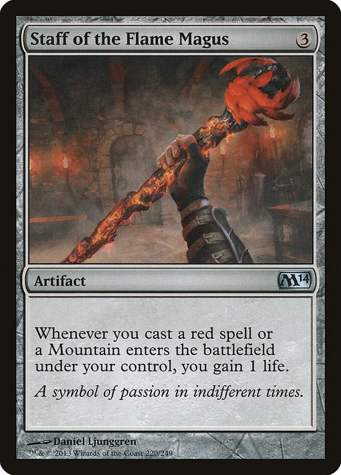 Staff of the Flame Magus [Magic 2014] | Gate City Games LLC
