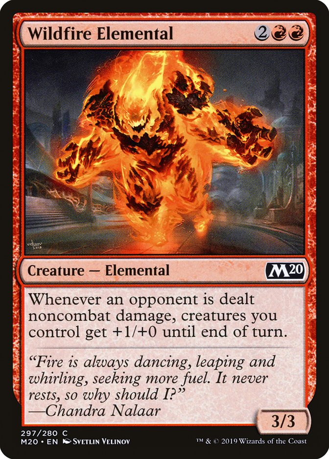 Wildfire Elemental [Core Set 2020] | Gate City Games LLC