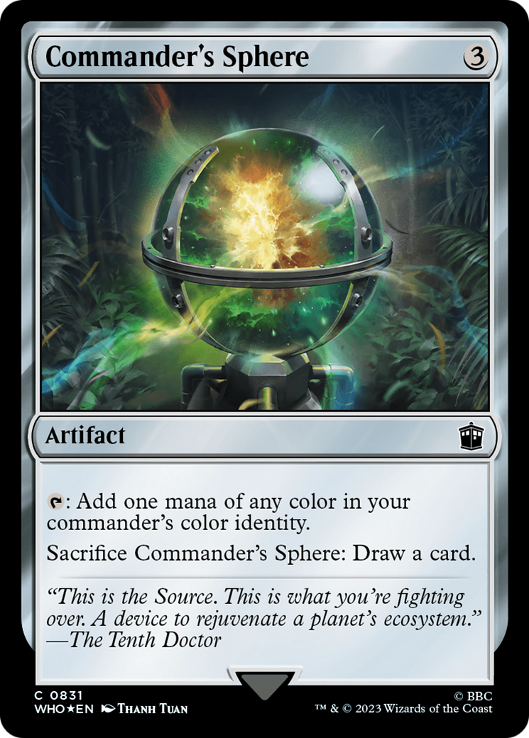 Commander's Sphere (Surge Foil) [Doctor Who] | Gate City Games LLC