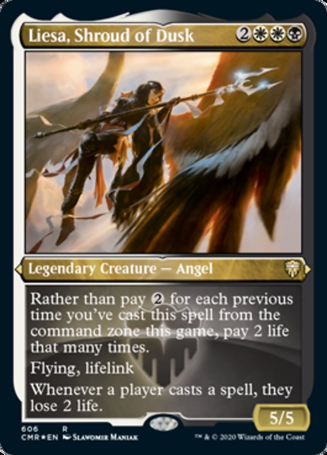 Liesa, Shroud of Dusk (Etched) [Commander Legends] | Gate City Games LLC