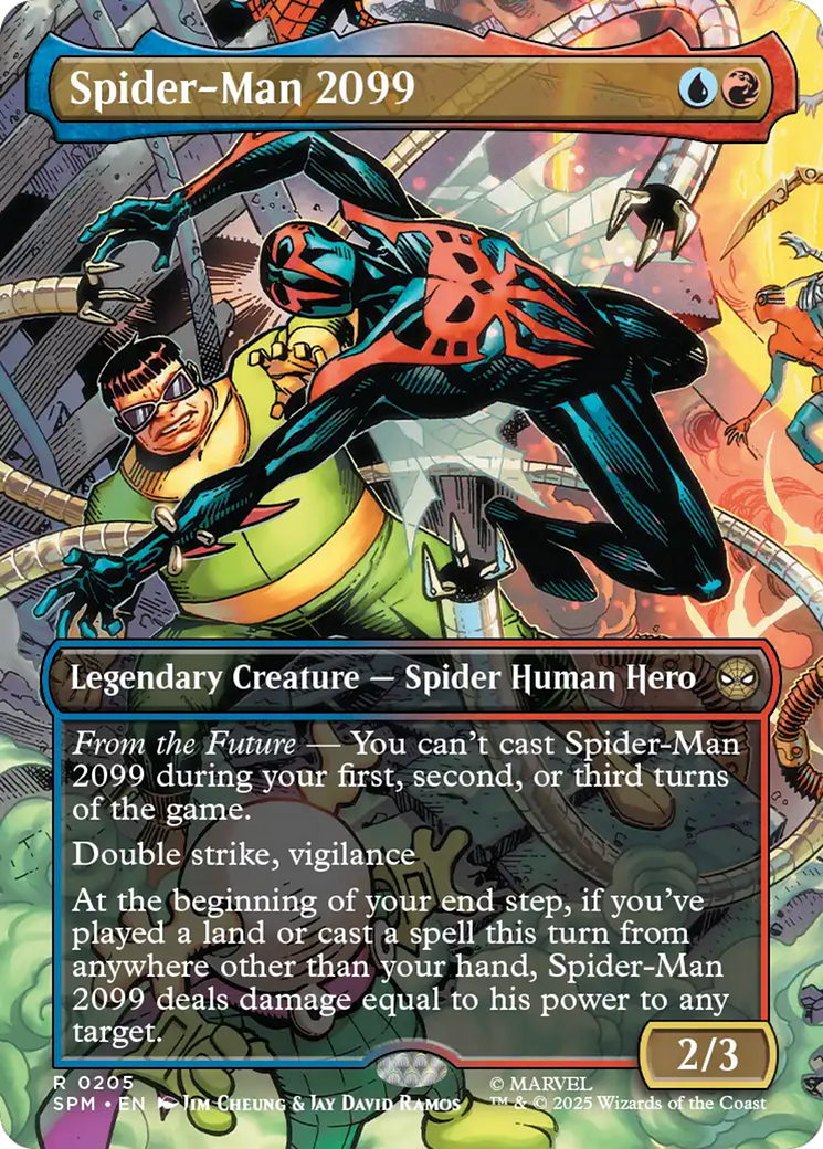 Spider-Man 2099 (0205) (Borderless) [Marvel's Spider-Man] | Gate City Games LLC