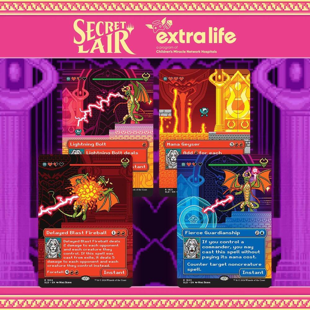 Secret Lair: Pixel Perfect | Extra Life 2024 | Gate City Games LLC