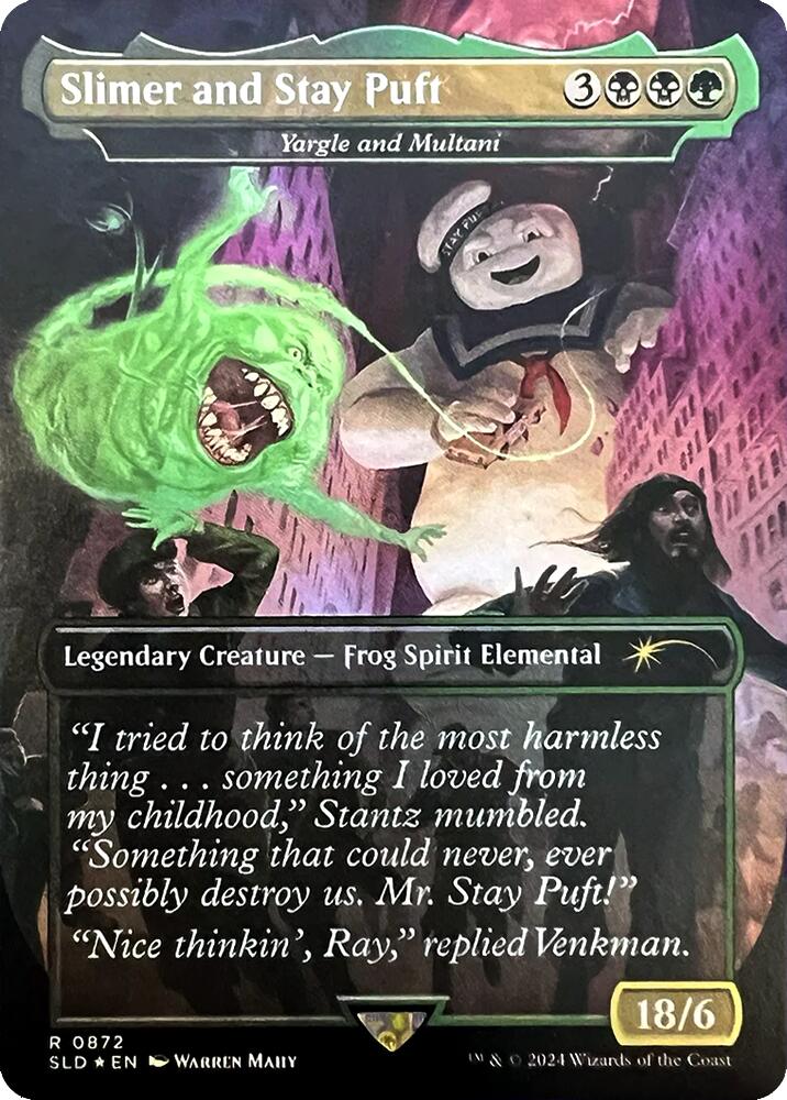 Slimer and Stay Puft - Yargle and Multani [Secret Lair Drop Series] | Gate City Games LLC