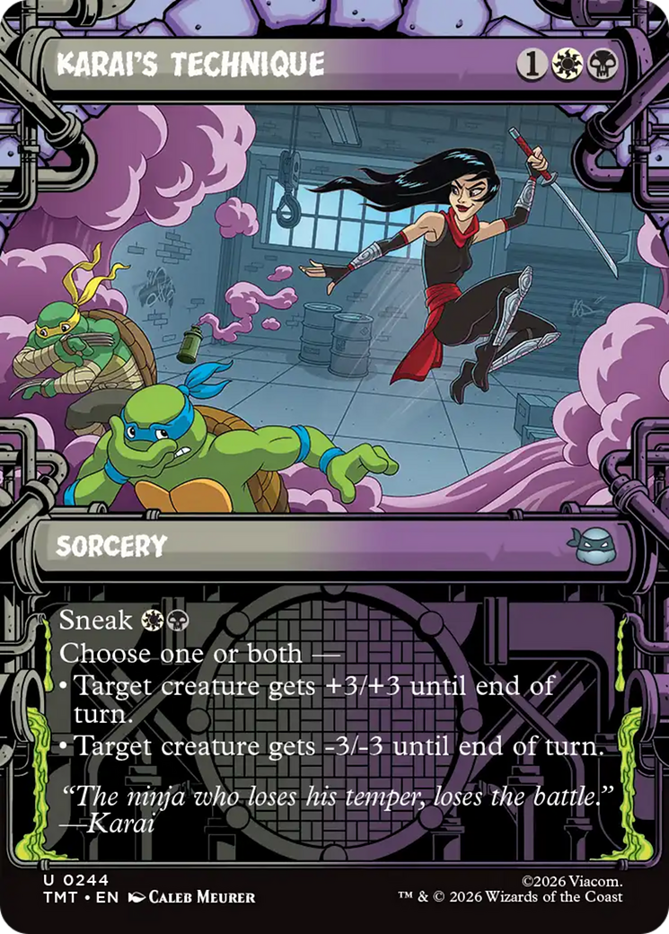 Karai's Technique (Showcase) [Teenage Mutant Ninja Turtles] | Gate City Games LLC
