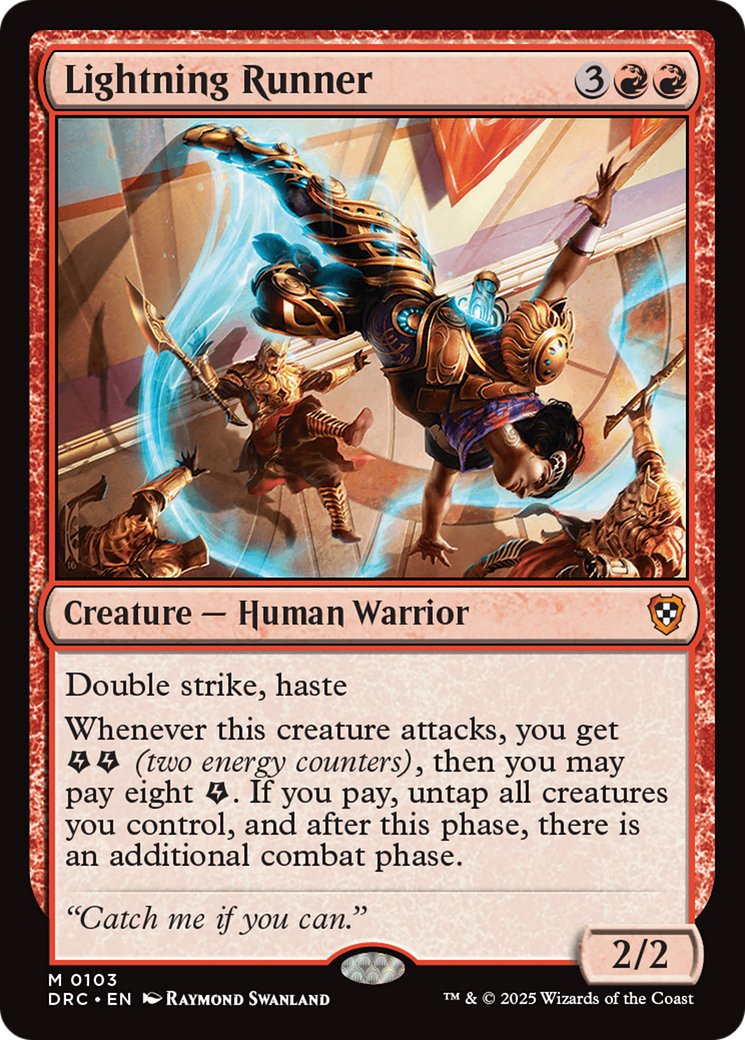 Lightning Runner [Aetherdrift Commander] | Gate City Games LLC