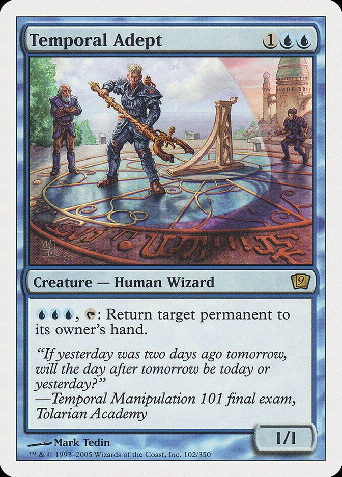 Temporal Adept [Ninth Edition] | Gate City Games LLC