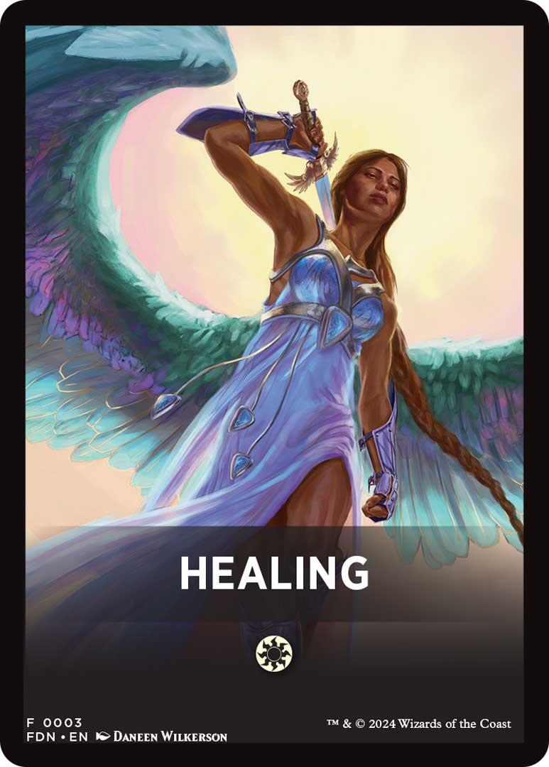 Healing Theme Card [Foundations Tokens] | Gate City Games LLC