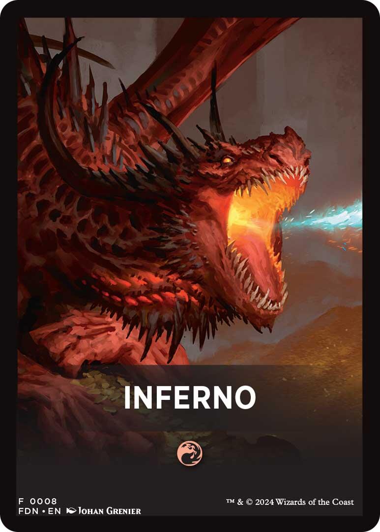 Inferno Theme Card [Foundations Tokens] | Gate City Games LLC