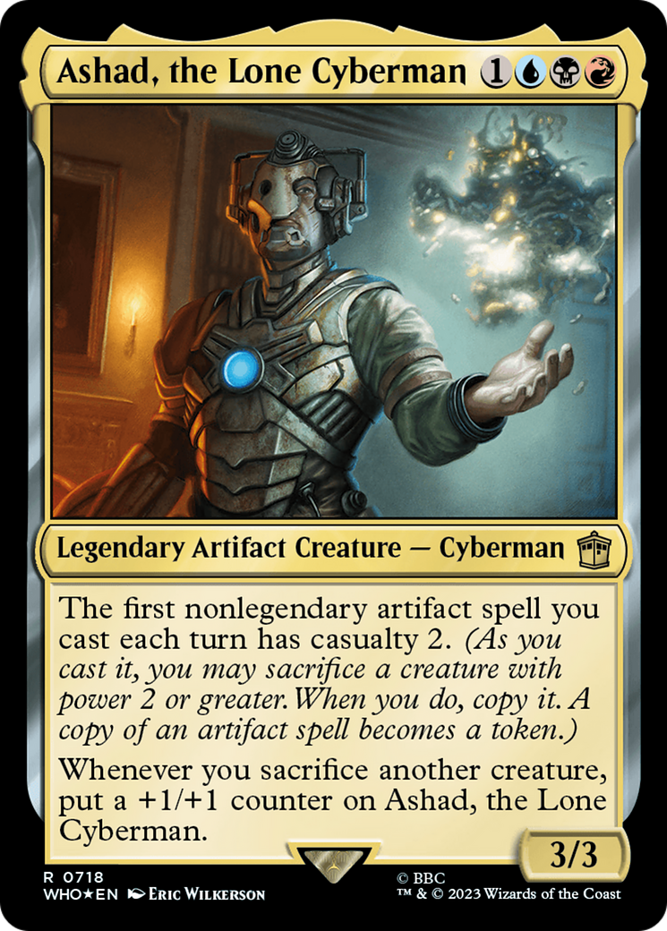 Ashad, the Lone Cyberman (Surge Foil) [Doctor Who] | Gate City Games LLC