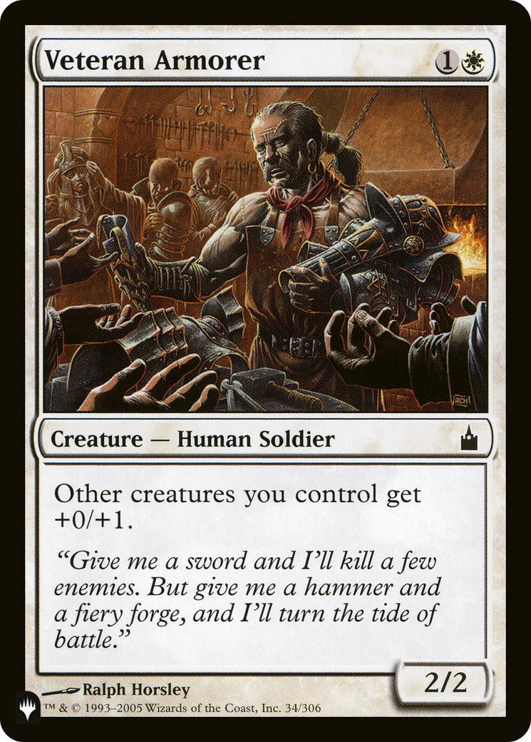 Veteran Armorer [The List] | Gate City Games LLC