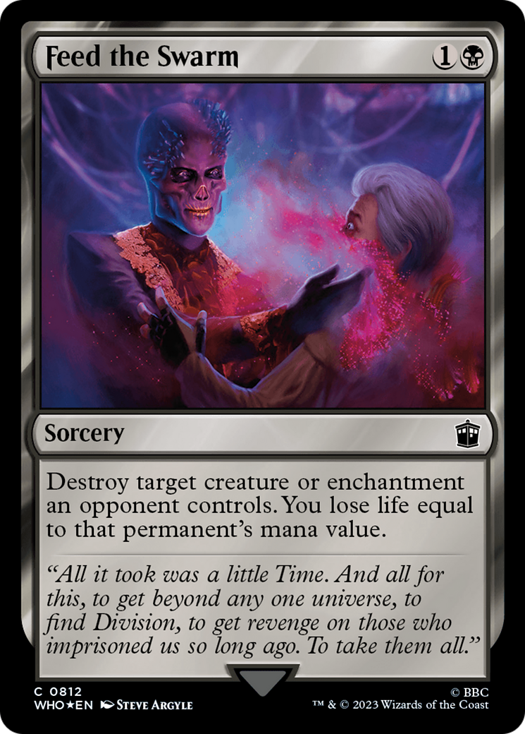 Feed the Swarm (Surge Foil) [Doctor Who] | Gate City Games LLC