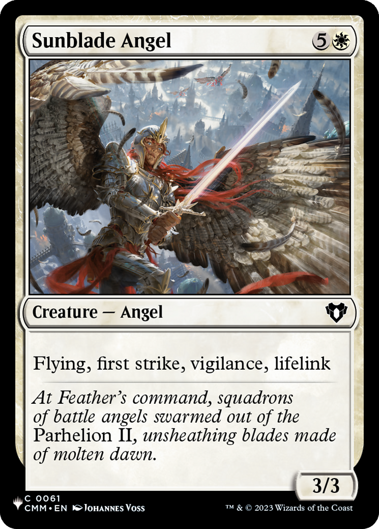 Sunblade Angel [The List Reprints] | Gate City Games LLC