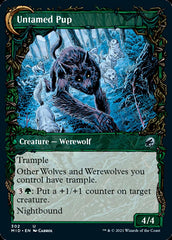 Hound Tamer // Untamed Pup (Showcase Equinox) [Innistrad: Midnight Hunt] | Gate City Games LLC