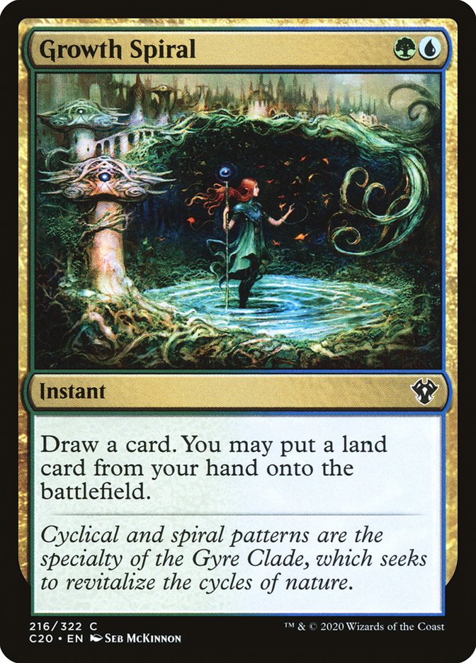 Growth Spiral [Commander 2020] | Gate City Games LLC