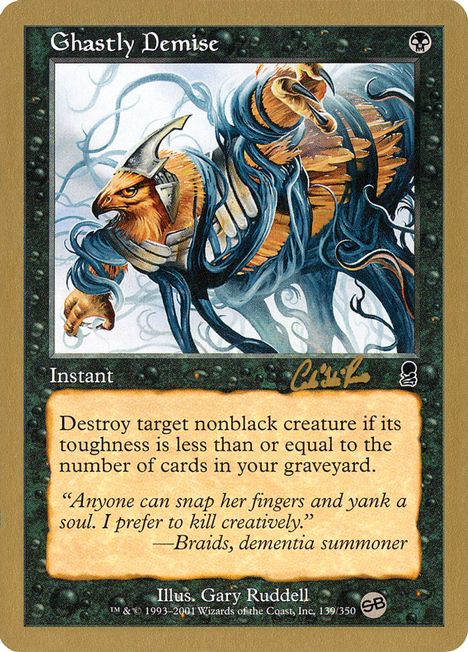 Ghastly Demise (Carlos Romao) (SB) [World Championship Decks 2002] | Gate City Games LLC