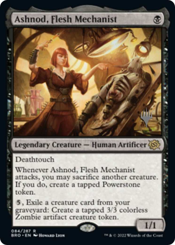 Ashnod, Flesh Mechanist (Promo Pack) [The Brothers' War Promos] | Gate City Games LLC