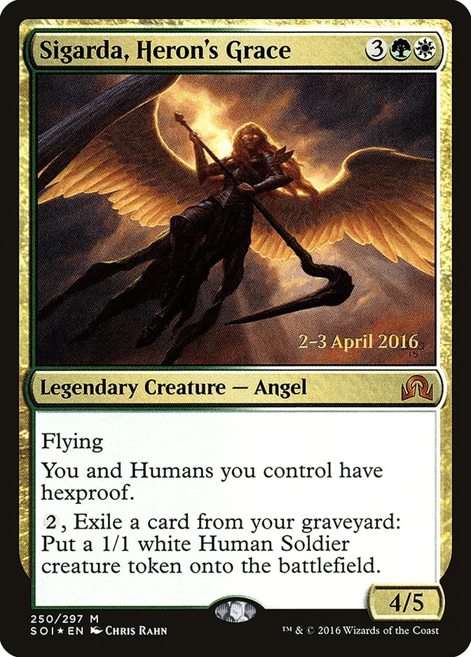 Sigarda, Heron's Grace [Shadows over Innistrad Prerelease Promos] | Gate City Games LLC