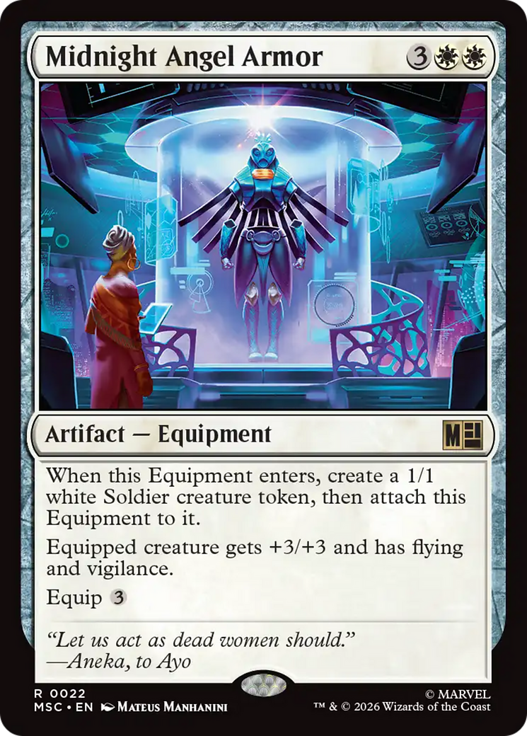 Midnight Angel Armor (Surge Foil) [Marvel Super Heroes Commander] | Gate City Games LLC