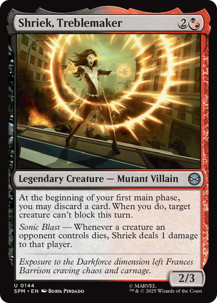 Shriek, Treblemaker [Marvel's Spider-Man] | Gate City Games LLC
