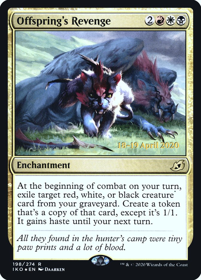Offspring's Revenge [Ikoria: Lair of Behemoths Prerelease Promos] | Gate City Games LLC