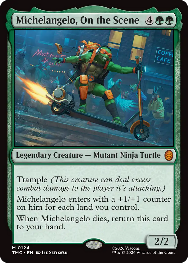 Michelangelo, On the Scene [Teenage Mutant Ninja Turtles Commander] | Gate City Games LLC